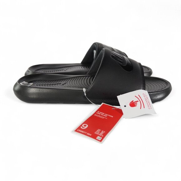 Nike Victori One Slide Sandals Black Women's 9 CN9677-004 - Picture 4 of 11